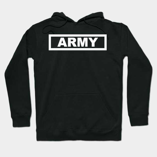 ARMY - Variant PT - White Hoodie by Raw10